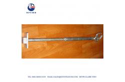 China SR ISO9001 6ftx0.5'' Galvanized Steel Pole Line Hardwares supplier