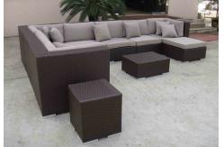 China 10pcs rattan big sofa set   supplier