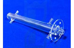 China Lab Quartz Small Glass Rod Tubes Mose 6.5 Hardness >92% Light Transmittance supplier