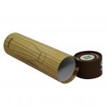 Pantone Brown Round Whole Paper Tube Packaging For Wine Packaging for sale