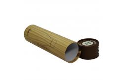 China Yellow Printed Biodegradable Paper Cans Packaging for Bottles Pencils and Cosmetics supplier