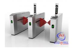 China 980mm Height Bi Directional Flap Barrier Gate Security Subway Turnstile supplier