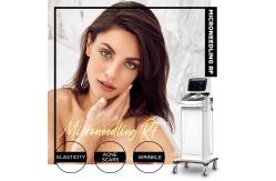 China White RF Fractional Microneedling Machine Stationary For Spa Salon supplier