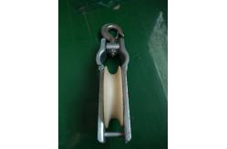 China Angled Cross Arm Mounted Hook Style Conductor Stringing Blocks supplier