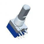 Dual Unit 18mm Shaft Absolute Rotary Encoder For Car Audio Equipment for sale