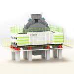 Electricity Powered Customizable Color Impact Crusher Machine Break Down Granite for sale