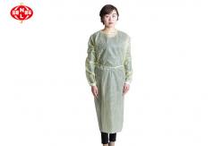 China 40gsm PPE Disposable Isolation Gowns With Press Button supplier