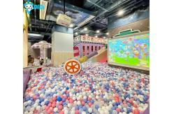 China Playground Children Adventure Play Center Indoor Ball Pool Trampoline Big Slide supplier