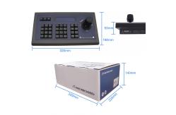 China PelcoD PelcoP VISCA PTZ Keyboard Controller 3D Joystick supplier