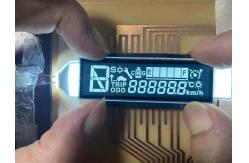 China 7 Segment LCM Display Monochrome Transimissive Lcd Module Transparent Character supplier