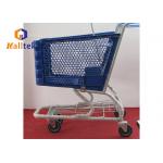 100kgs Load 4 Wheel Grocery Shopping Carts 1160*580*1030mm for sale
