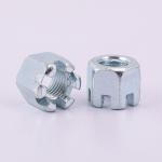 Round Lock Hexagon Slotted Nuts For Automotive Industry