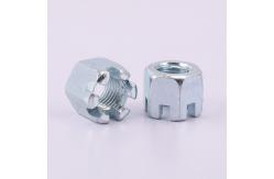 China Round Lock Hexagon Slotted Nuts For Automotive Industry supplier