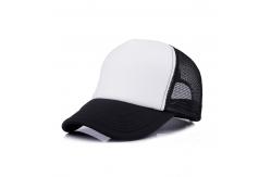 China Unisex 5 Panel Foam Mesh Trucker Hats , Full Mesh Baseball Cap Eco Friendly supplier