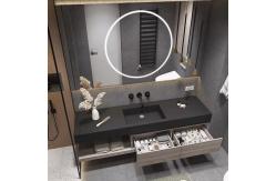 China Plywood Bathroom Vanity Units , slate Countertop  Floating Vanity Cabinet supplier