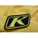 3D Embossed Pvc Injection Transparent Rubber Custom Clothing Patches Garment Labels
