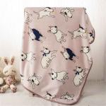 175gsm New Born baby Polar Fleece Throw Blanket Super Cozy Reversible Quilted for sale
