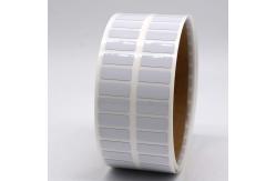 China 16mmx6mm Low Temperature Labels 1.5mil White Gloss High Temperature Resistant Polyimide Label supplier