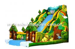 China Commercial Grade Inflatable Slide In Jungle Park Theme For Children Park supplier