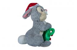 China Customized Bunny Plush Toy , 30CM Height Christmas Cute Rabbit Plush supplier