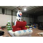 Outdoor Blow Up Christmas Decorations , Commercial Activities Merry Christmas Inflatable for sale