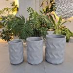 55 Pounds Fiber-Clay Planter Frost Resistant Heavy-Duty and Long-Lasting for sale