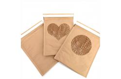 China Brown Honeycomb Paper Mailer Waterproof 30x40cm Recycled Paper Mailing Bags supplier