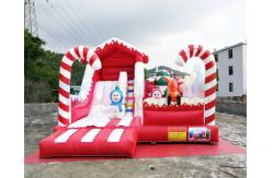 China Winter Theme Inflatable Bounce House Slide Snowman Combo Jumpers ROHS EN71 supplier
