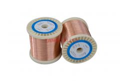 China Round Copper And Nickel Alloy Wire CuNi6 / CuNi10 For Automobile Heating Elements supplier