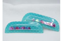 China PVC 0.8mm TPU Bling Iron On Patches Double Sided Clamping supplier