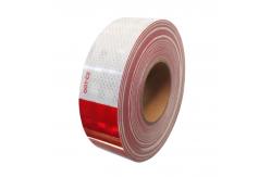 China Automotive Night Infrared Honeycomb Reflective Tape Red And Silver supplier