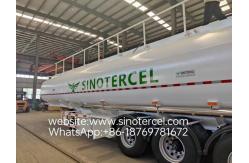 China 3 Axle Fuel Tank Semi Trailer 30-60CBM Capacity supplier