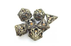 China Nontoxic Sturdy Moisture proof Hand Polished Edge Resin Dice Practical Plating Sharp supplier