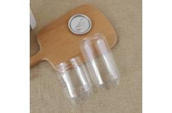 China 250ml Clear Easy Open End 90mm PET Plastic Beverage Cans supplier