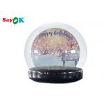 PVC Christmas Ornaments Inflatable Snow Globe For Outdoor Advertising for sale