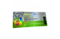 China Packaging Boxes Ultra Tren 10Ml Vial Labels With Hologram Effect supplier