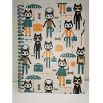 Pvc Hard Cover Spiral Bound Printing , Spiral Book Printing For Children for sale