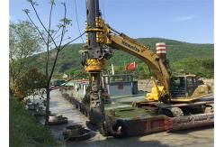 China KR50A 75KN Pile Driver Attachment 38m/Min Earth Auger Drilling Machine supplier