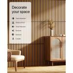 Noise Reduction MDF Board Wood Slat Acoustic Panel With PET Panel Backing