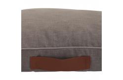China Orthopedic Foam Linen Polyester Washable Dog Bed Super Thick supplier