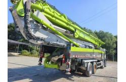 China 62 Meters Boom Concrete Pump Truck with 12.777L Displacement supplier