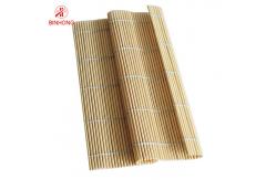 China Multifunctional ISO9001 24cm*24cm Bamboo Mat For Sushi supplier