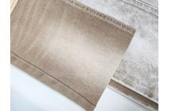 China Colorful Light Weight Stretch Denim Fabric In Khaki supplier