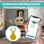 Anti Fingerprint Liquid Silicone AirTag Case With Smooth Surface for sale