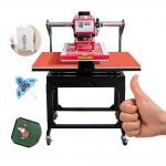 Best price semi-automatic large format double station pneumatic heat press for t-shirt for sale