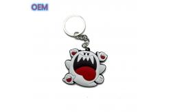 China Custom Soft PVC Plastic Keychain, OEM Customize Cartoon Animal Soft Keychain supplier