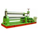 Three Roll Hydraulic Plate Rolling Machine With Main Drive Motor Power 15kw for sale