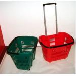 Colorful Shopping Hand Baskets With Wheels for sale