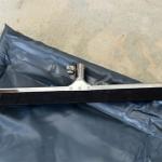 China Professional Waterproof PVC Coated Car Washing Mat with Non-Slip Backing and Built-In Drainage Channels for sale