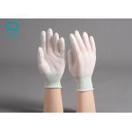 Carbon Fiber ESD PU Palm Fit Gloves For Clean Room for sale